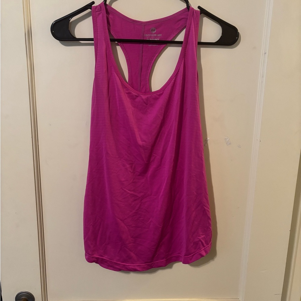 Old Navy Pink Sleeveless Relaxed Backless Tank Top